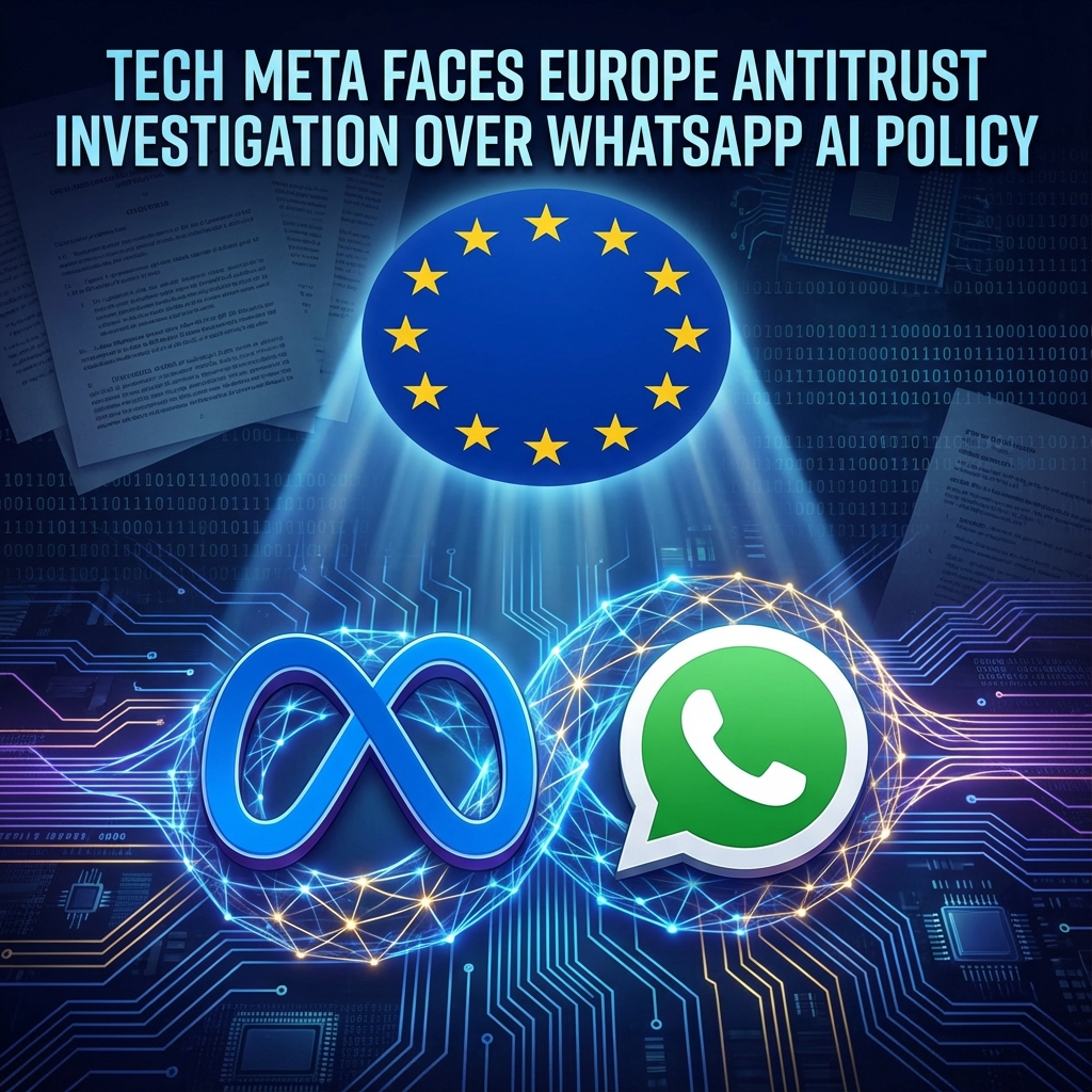 Tech Meta faces Europe antitrust investigation over WhatsApp AI policy