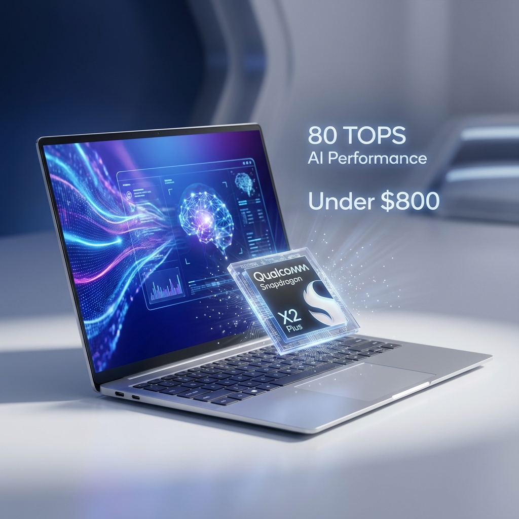 Qualcomm Launches Snapdragon X2 Plus Chips for Mainstream Laptops