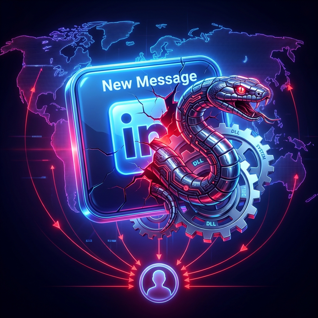 New LinkedIn Phishing Scam Delivers Hidden Spyware via Direct Messages
