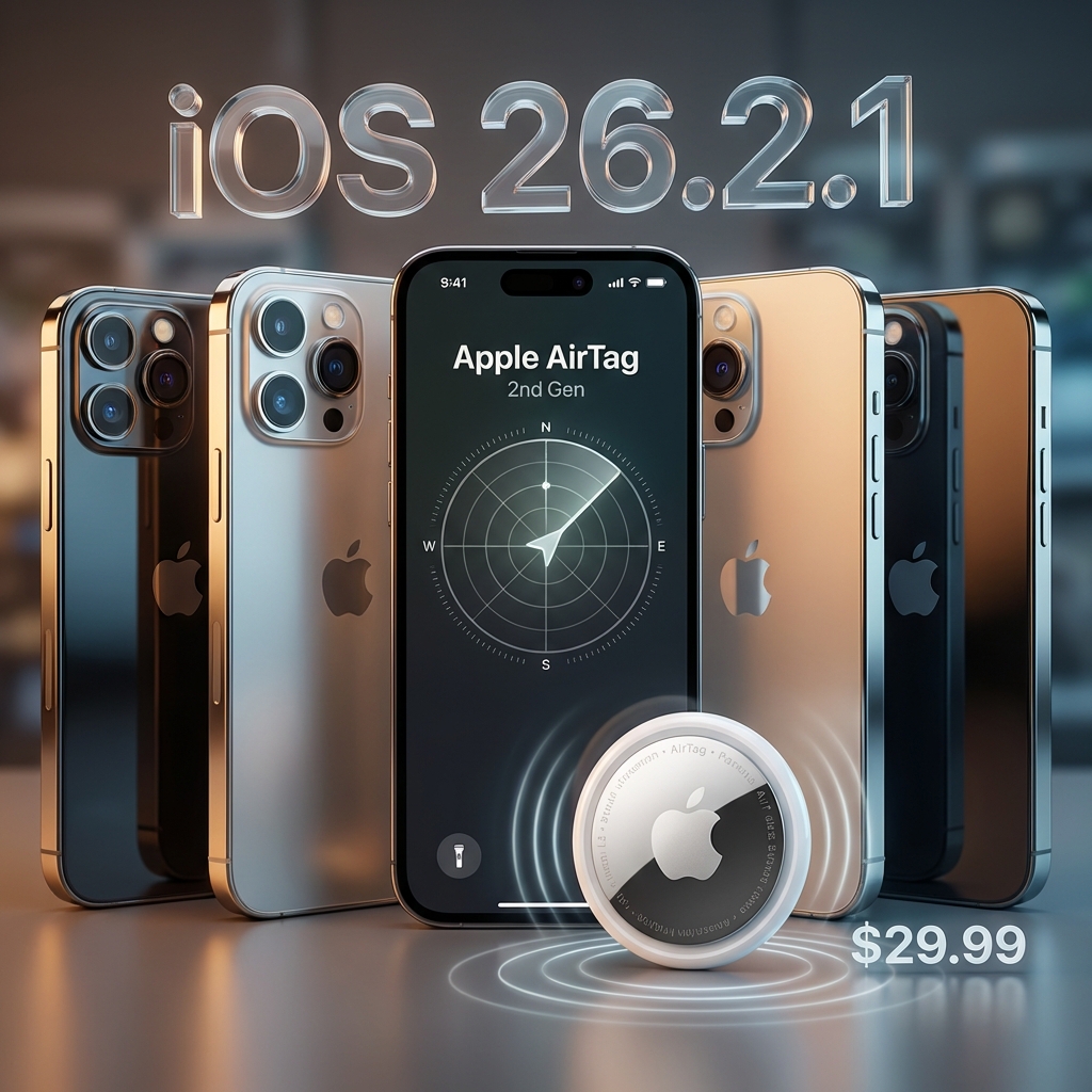 Apple’s First 2026 Update: AirTag 2 & iOS 26.2.1